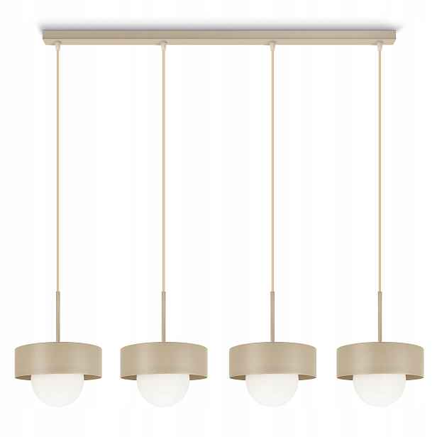 Závěsná stropní lampa Lustr Loft Béžová G9 Skleněné koule Modern Luxolar