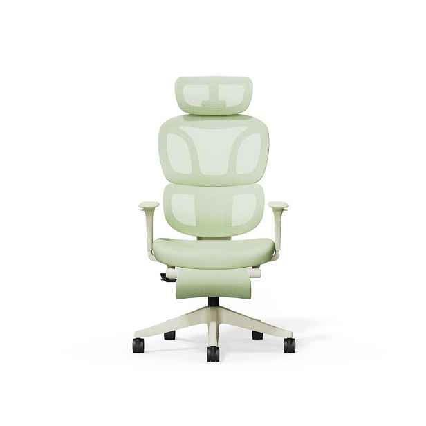 Kancelářská ergonomická otočná židle pohodlná, pevná, Flexispot zelená