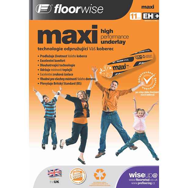Podložka pod koberec Floorwise Maxi (role 15 m2) - 137x1100 (role 15 m2) cm Floorwise