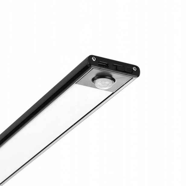 V-tac Podskříňkové svítidlo 2W Led, černé, senzor pohybu, Usb nabíjení, 40 cm