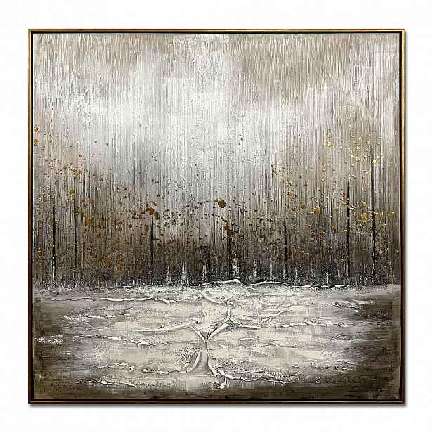 MALBA NA PLÁTNĚ, abstraktní, 100/100/3,5 cm