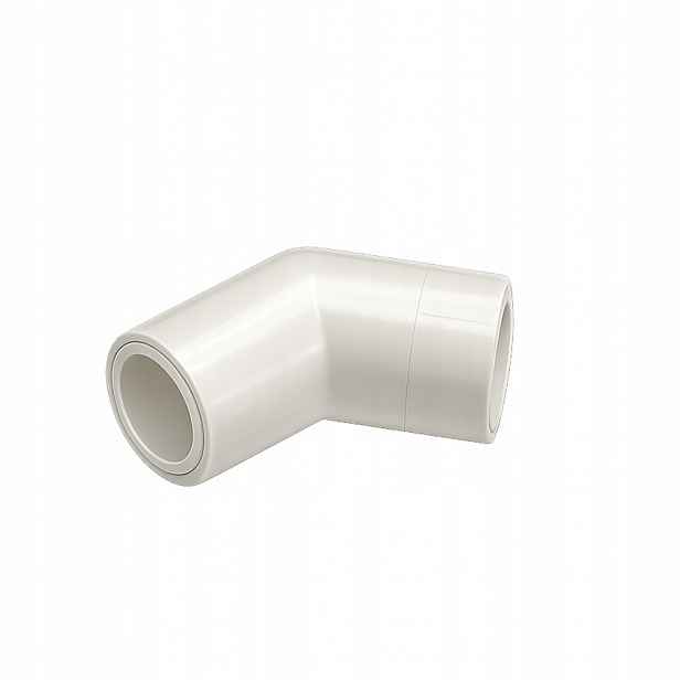 Artiplastické koleno 45° pro odtok kondenzátu klimatizace 20 mm na těsnění