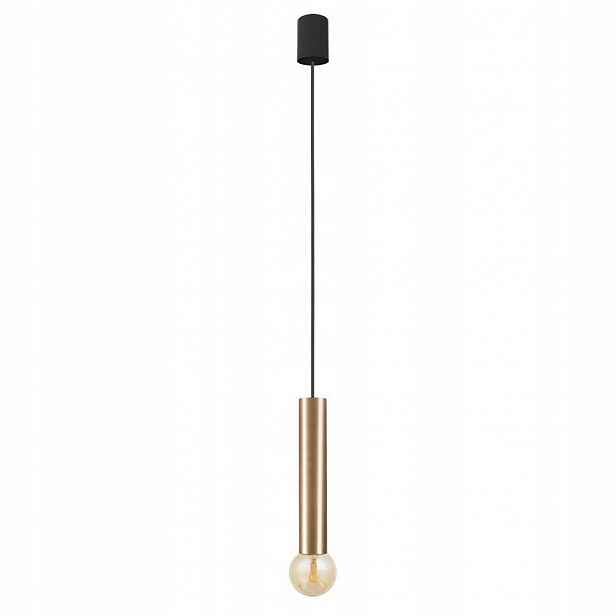 Černá závěsná lampa Baton nad jídelní stůl Nowodvorski