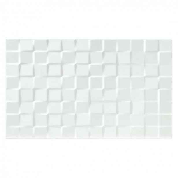 EBS Blanco - Dekor 33,3x55 cm, matný bílý BLA3355BYB