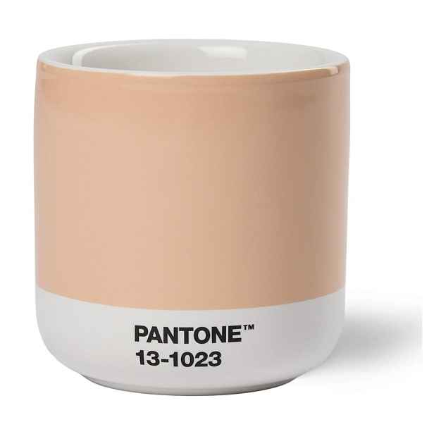 Oranžový porcelánový šálek na cappuccino 175 ml Peach Fuzz 13-1023 – Pantone