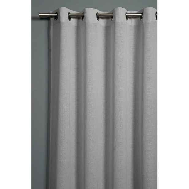 Šedý závěs 140x245 cm Len Uni – Sehlbach