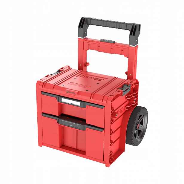 Skříňka na nářadí s kolečky Qbrick System Pro Cart 2.0 Plus Drawer 2 Red