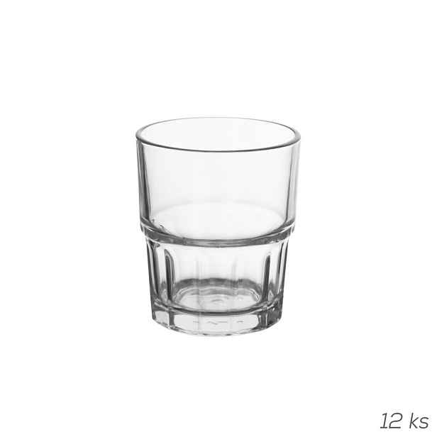 Sklenice stohovatelná 0,2 l 12 ks