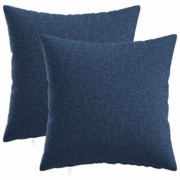 vidaXL Povlak na polštář 2 ks HEERLEN Modrá 50 x 50 cm Textil