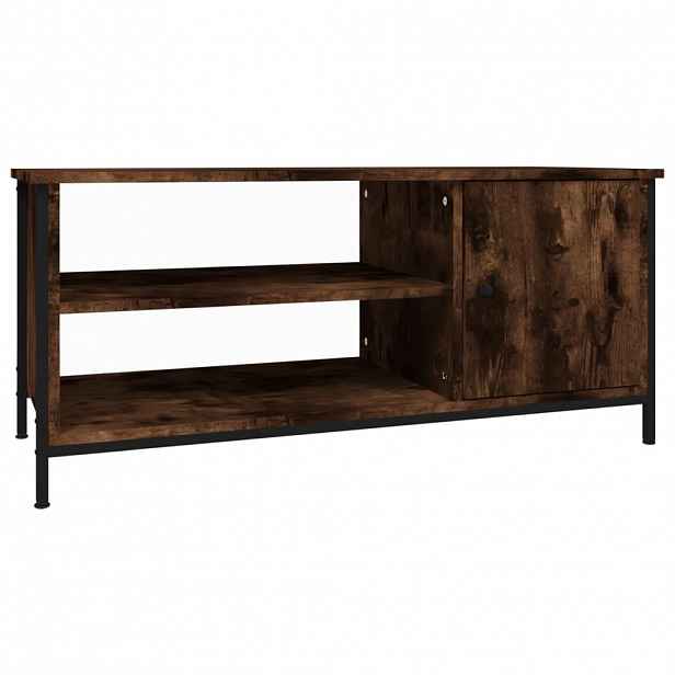 vidaXL TV skříňka kouřový dub 100 x 40 x 45 cm kompozitní dřevo