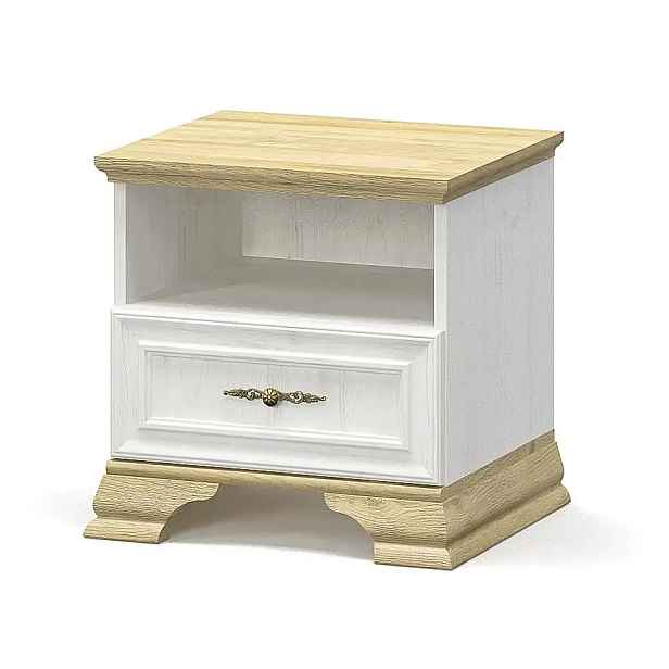 Casarredo Noční stolek SCORDIA borovice andersen/zlatý dub