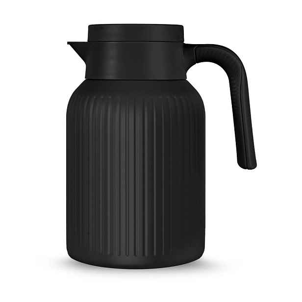 Černá termoska z nerezové oceli 1,5 l Trine – Sagaform