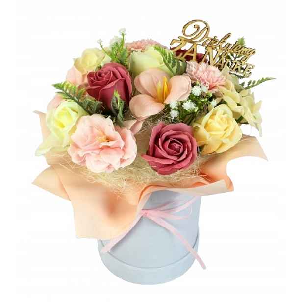 Flower Box Mýdlové Květiny Dárek Závěr Školního Roku Poděkování