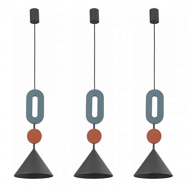 Sada 3x závěsných lamp Drops Color F 12098 Nowodvorski