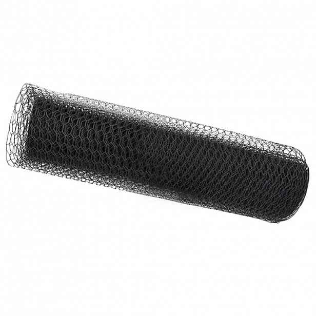 vidaXL Hexagonální oplocení 0,8 x 25 m PVC Šedá