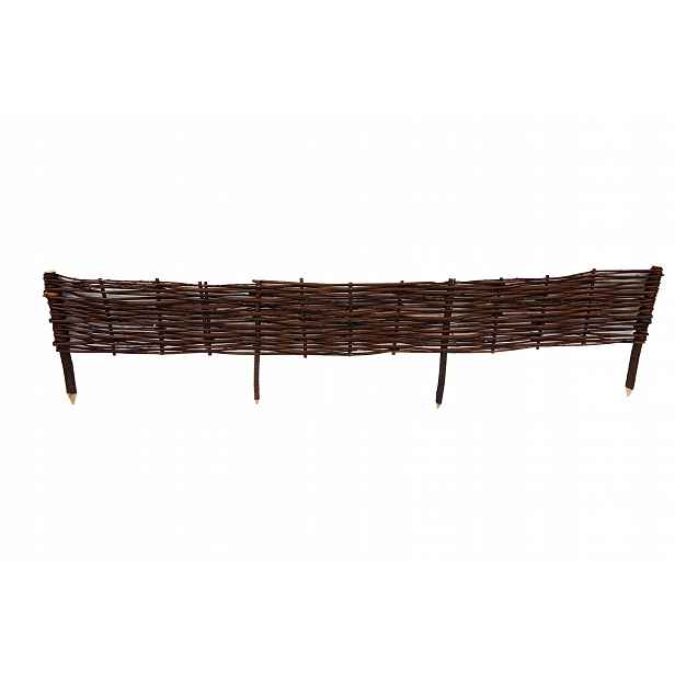 Proutěný plot 120 x 20 cm 5 ks Ozdobná palisáda Ochranná záhonka Kvalita