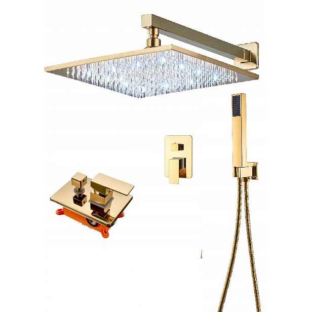 Sprchová baterie zlatá Gold 30 Led