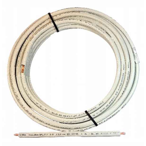 Trubka v izolaci pro klimatizaci Sollidium 0,7 mm 1/2" 25 mb