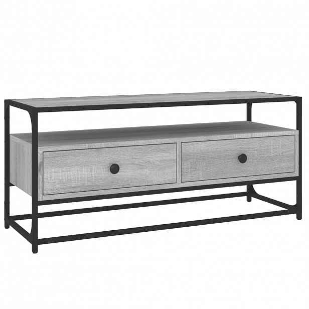 vidaXL TV skříňka šedá sonoma 100 x 35 x 45 cm kompozitní dřevo