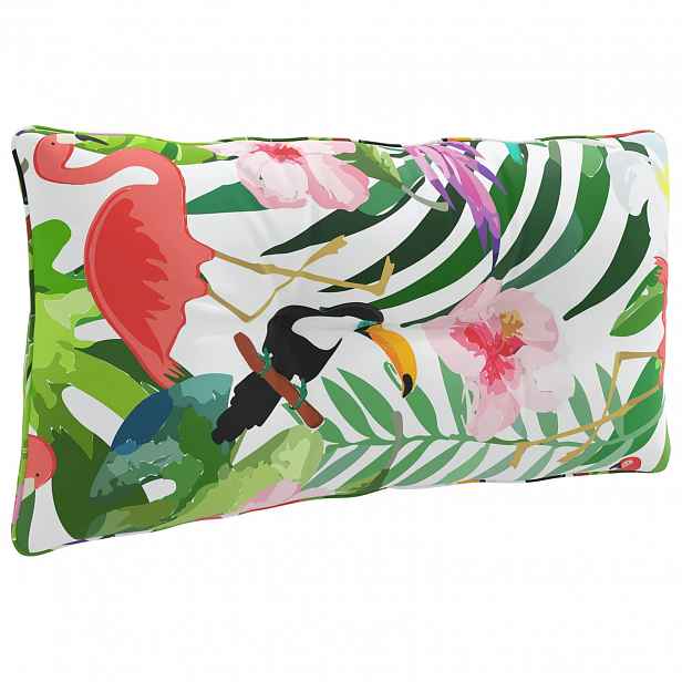 vidaXL Zádový polstr PUTTEN 100% polyester Vícebarevný 80 x 40 x 10 cm
