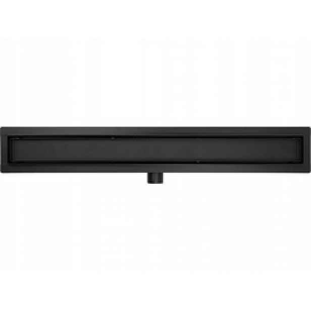 Lineární Odtok Mokrý Suchý Černý 70 CM Fala 71601