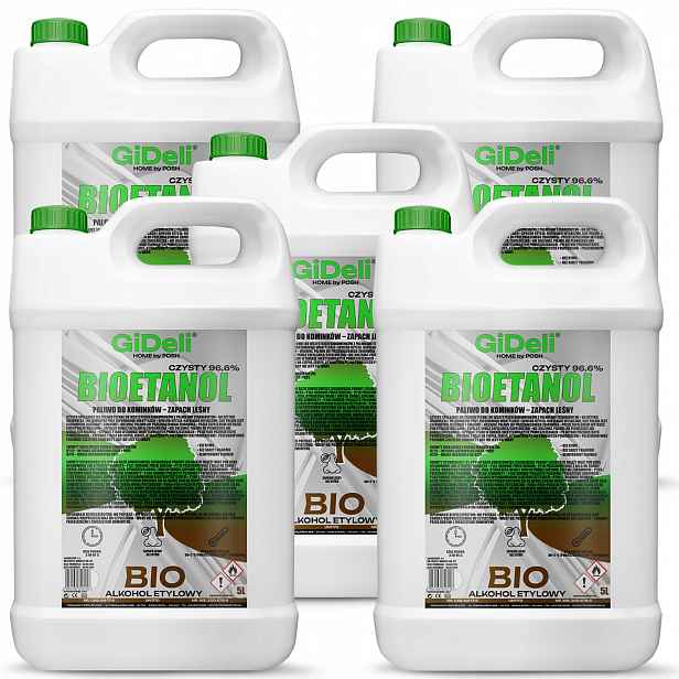 Bioetanol do krbu 5x 5L lesní vůně biopalivo
