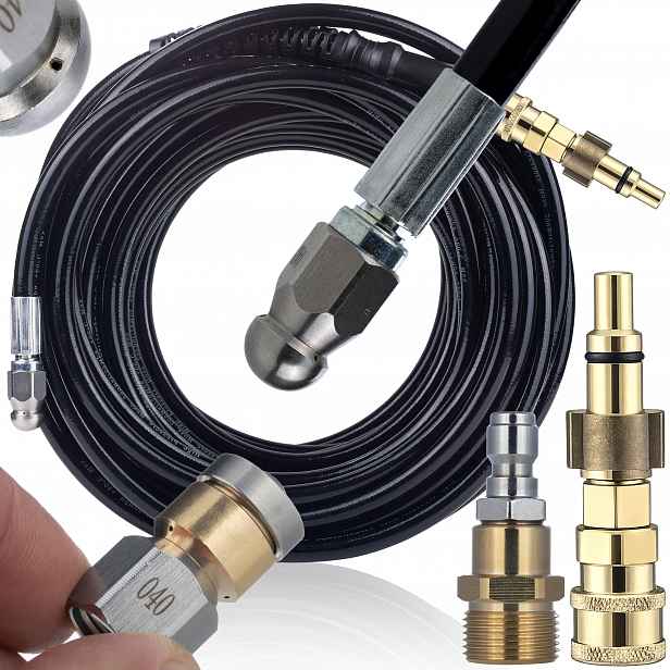 HydroJet Pro Max 20 m Kanalizační hadice M22 adaptér 1/4" Lavor Parkside