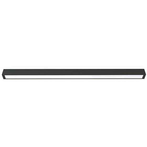 Stropní Svítidlo Straight Černá 1xT8 22W Led 3000K 123,5cm Závěsná lampa Dům