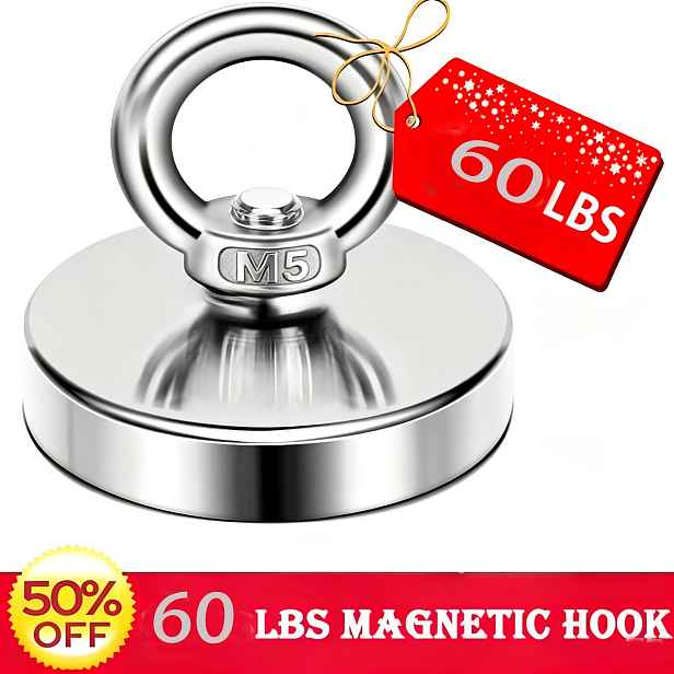 TEMU 32MM Karabina s magnetickým hákem pro náročné použití - Magnetické háky, magnety na lednici, kulaté magnety pro intenzivní použití Vhodné do