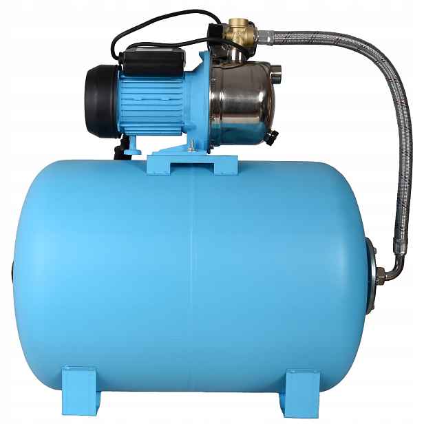 Hydrofor Na Vodu Sací Čerpadlo 60 L/min S Nádrží 100 L Příslušenství Dům Zahrada