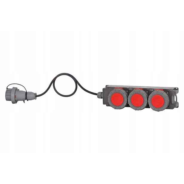 Silový prodlužovací kabel 3x32A/5P Opd 5x4mm2 3m 32A/5P
