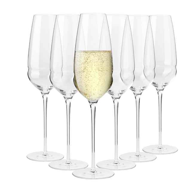Skleničky Krosno Inel 250 ml na víno červené bílé vody 6 ks
