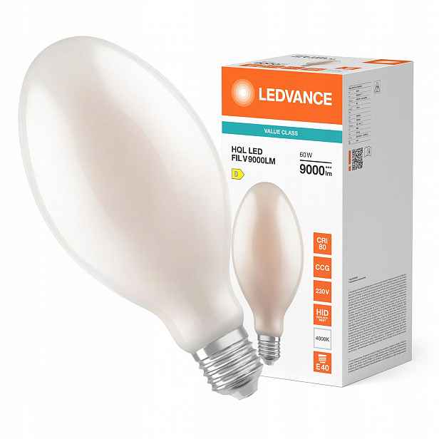 Led žárovka Hql E40 60W 250W 9000lm 4000K Neutrální Filament Ledvance