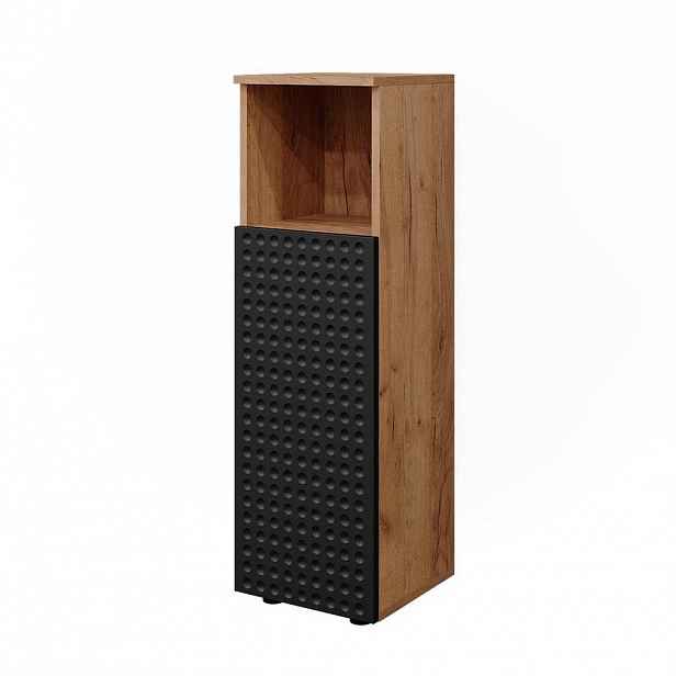 Vicco MIDI SKŘÍŇKA Irma Tečkovaná antracitová 30 x 95 cm