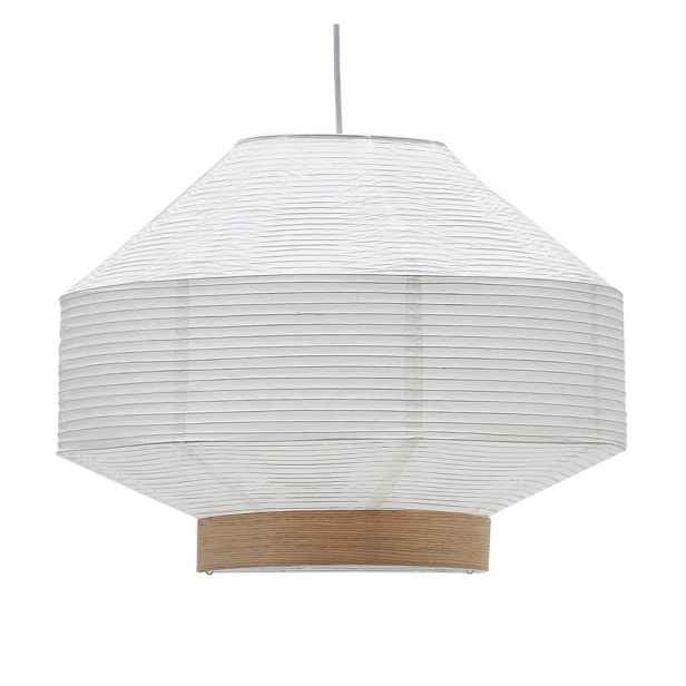 Bílé stínidlo ø 55 cm Hila – Kave Home