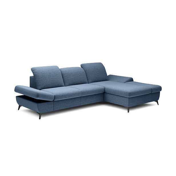 Laski Rozkládací polohovací rohová sedací souprava Harper 284 cm Loft 14 denim pravá