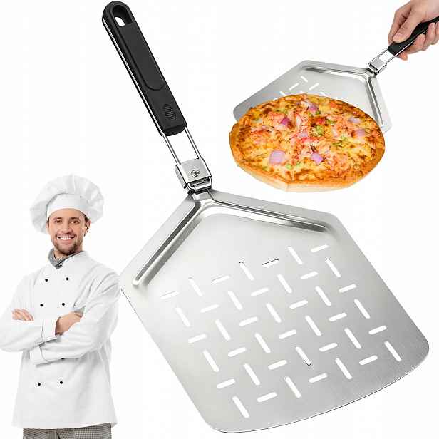 Lopata Na Pizzu Skládací Zásuvka Nerezová Ocel Inox Profesionální 62.5