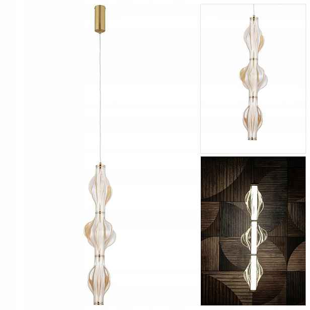 Závěsná Elva jantarová nad barem, intimní atmosféra, regulovatelná Tk Lighting