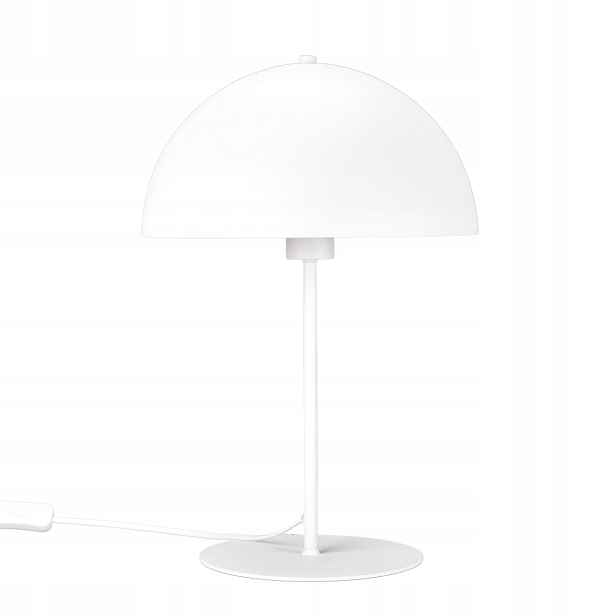 Stolní lampa kulatý stínidlo Nola zlatá Trio 45 cm