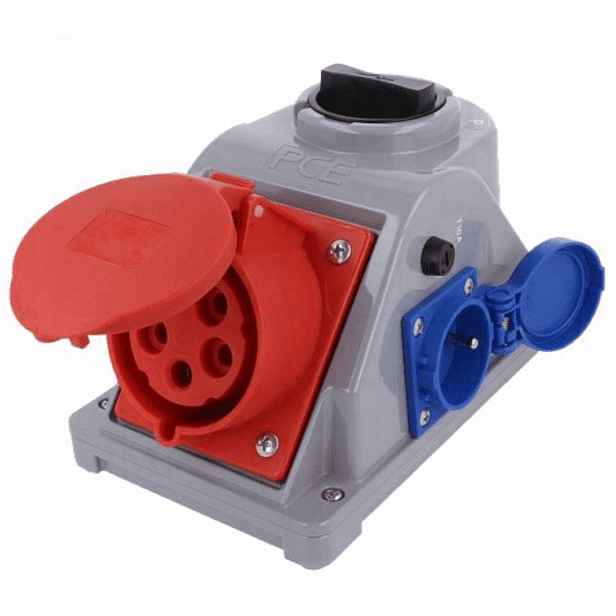 Sada Combopol 0-1 32A 5P 400V 2xZásuvky 230V IP44 96062541W Pce