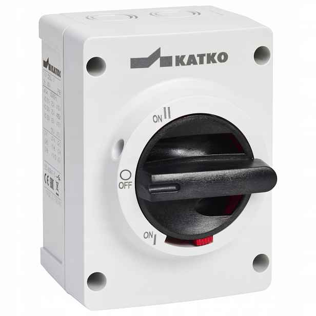 Tkm 316SSVV M2 Přepínač 16A 415V v krytu IP66 Katko Iec 60947-3
