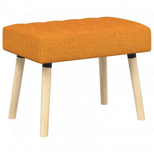 vidaXL Lavice s kanálovým prošíváním Tmavě žlutá 60 x 40 x 45 cm