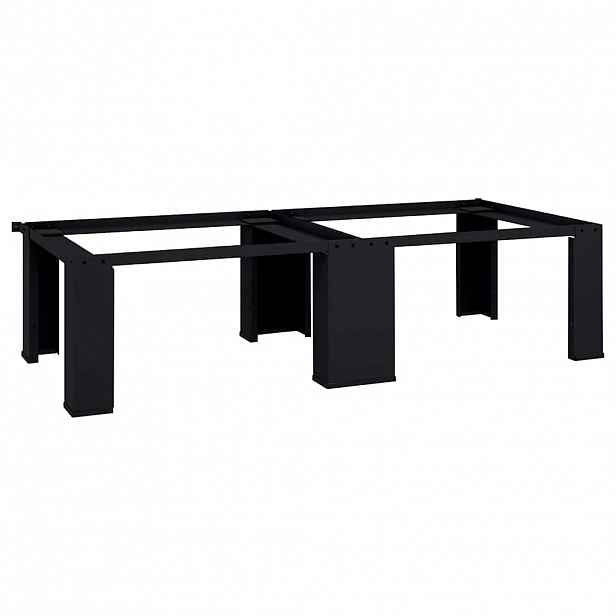 vidaXL Podstavec na pračku 2 ks Černý 127 x 54,5 x 32,5 cm Ocel
