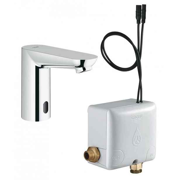 Grohe Euroeco Cosmopolitan E - Elektronická umyvadlová baterie, Powerbox, chrom 36384000