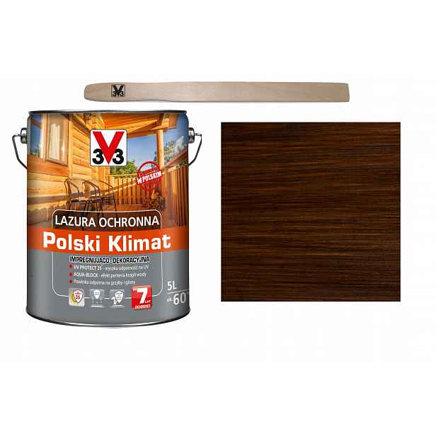 Lazura V33 Polský Klima 7 let Palisander 5L