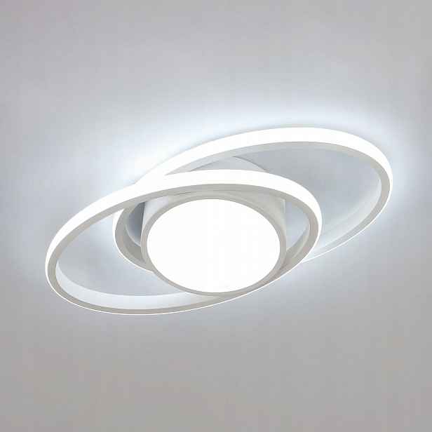 Led stropní svítidlo plafon kruhové bílé moderní do obývacího pokoje 39W 6500K