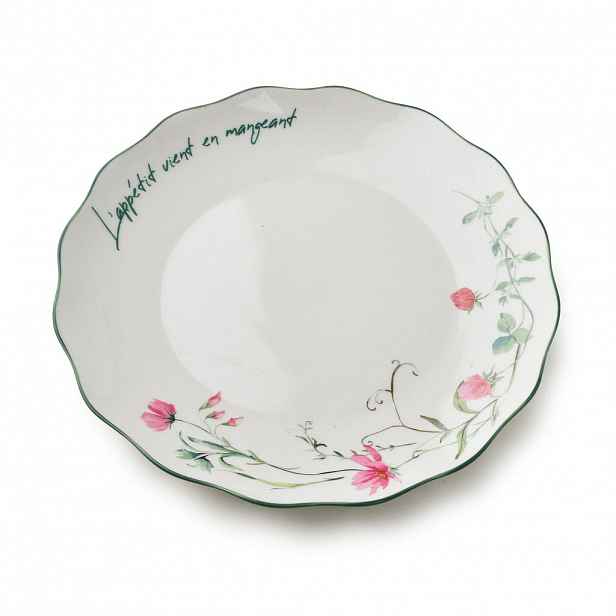 Mondex TALÍŘ DEZERTNÍ Mollie, porcelán, bílá, 20,5/2cm