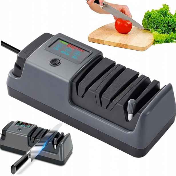 Elektrický Brousek Kuchyňských Nožů Profesionální 3STUPŇOVÝ Brousek