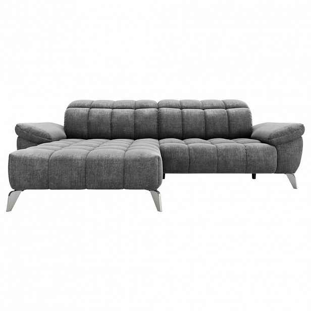 Xora SEDACÍ SOUPRAVA, kov, textil, tmavě šedá