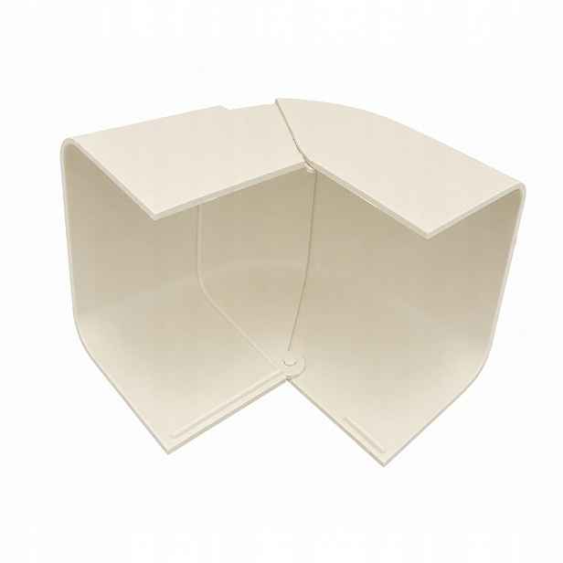 Regulovatelné vnější koleno pro Pvc kanál 80x60 mm Artiplastic